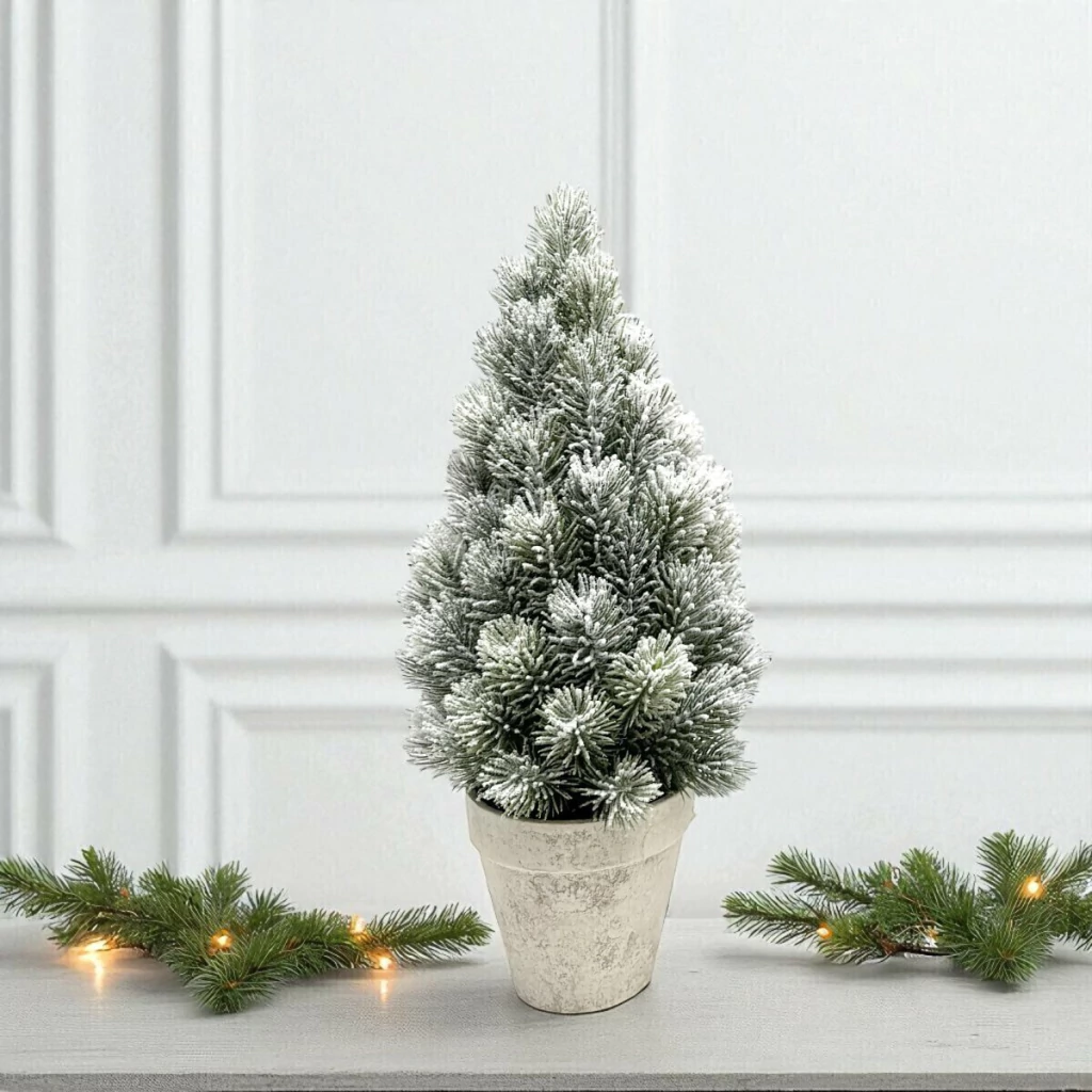 PINO NEVADO EN MACETA DE 60CM