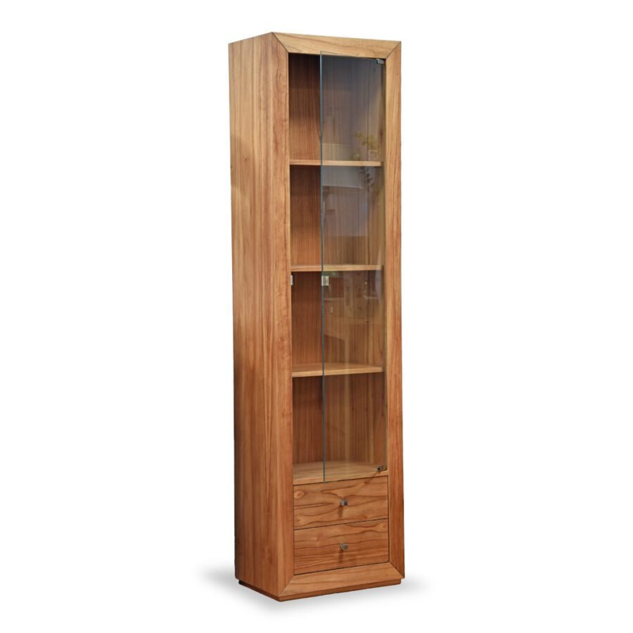 Joven con cajón y puerta
