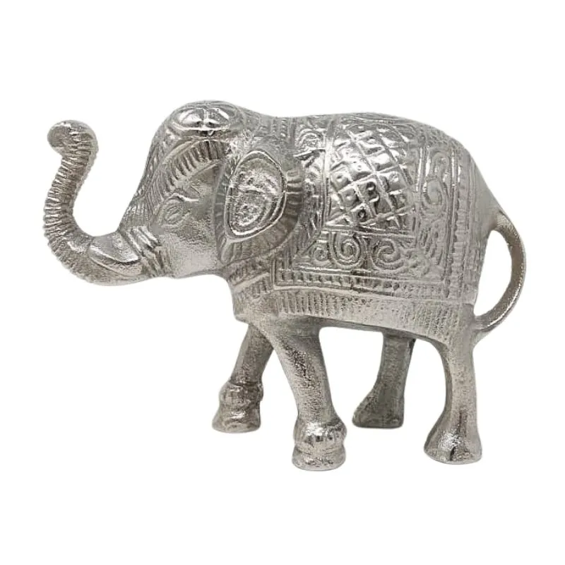 ELEFANTE DE ALUMINIO 20CM