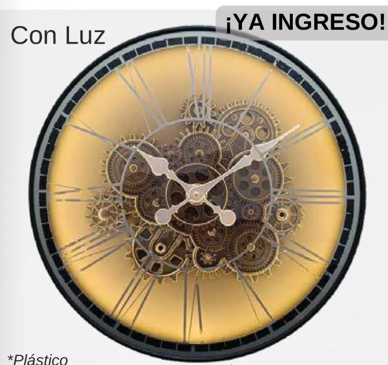 RELOJ CON LUZ USB