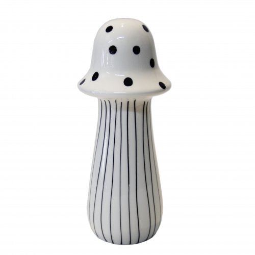ESCULTURA HONGO CERAMICA ESMALTADA