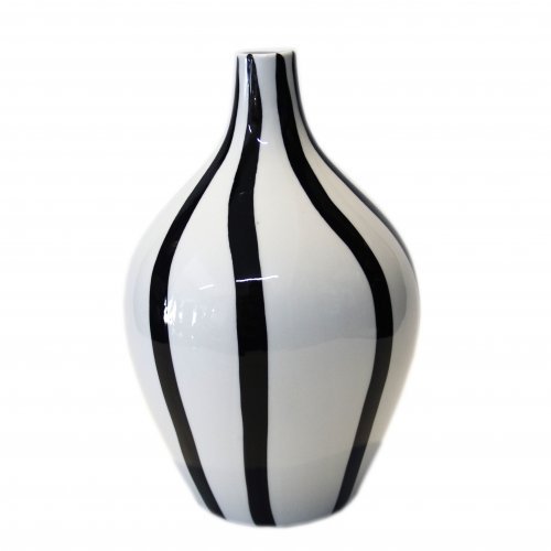FLORERO CERAMICA ESMALTADA