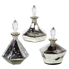 BOTELLA DECORATIVA VIDRIO SETX3