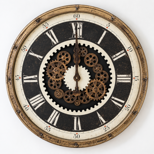 RELOJ CON ENGRANAJES 75CM